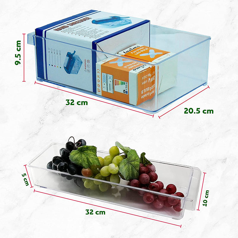 Organizadores De Alimentos Contenedores Multiusos Refri 3pcs