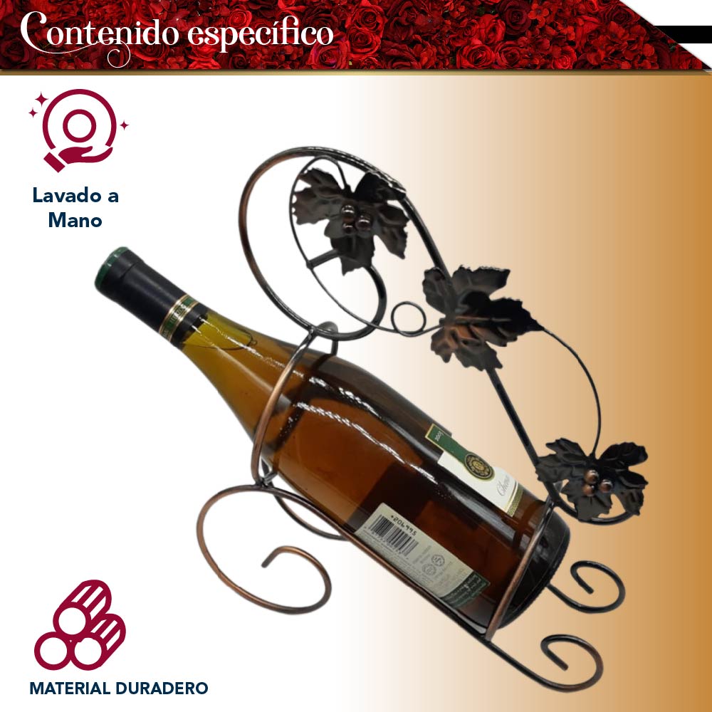 Soporte Para Vino, Estante Para Botellas Vintage