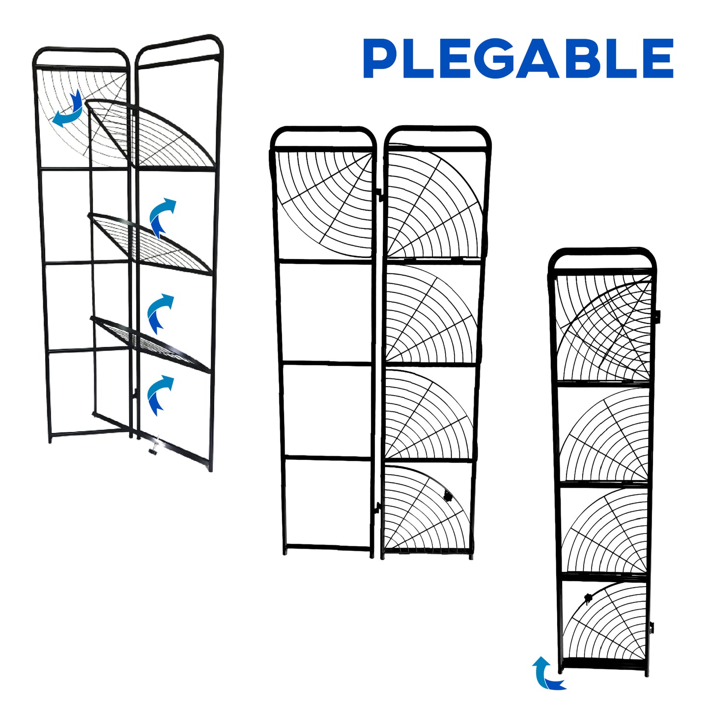Estante Esquinero Estanteria Plegable 5 Niveles