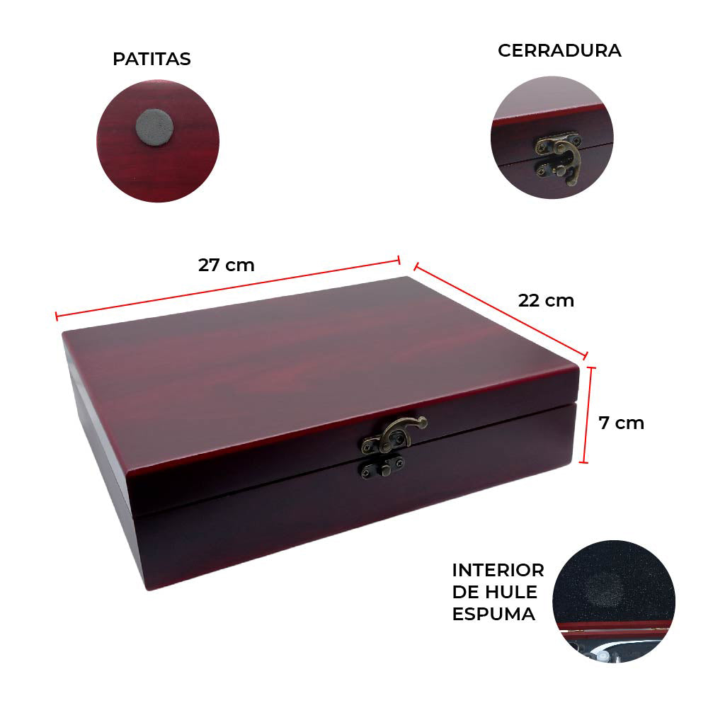 Juego de Accesorios para Vino, set para vino Caja De Madera
