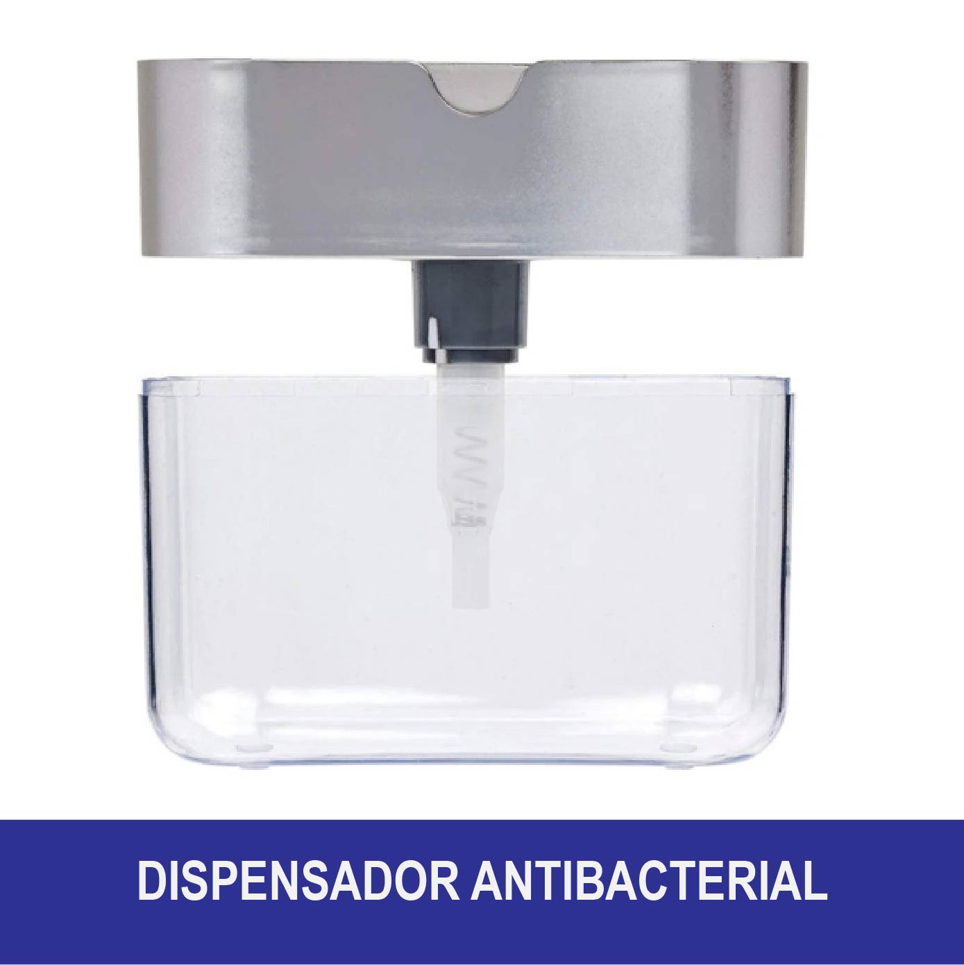 Dispensador de jabón 2 en 1 para cocina con esponja