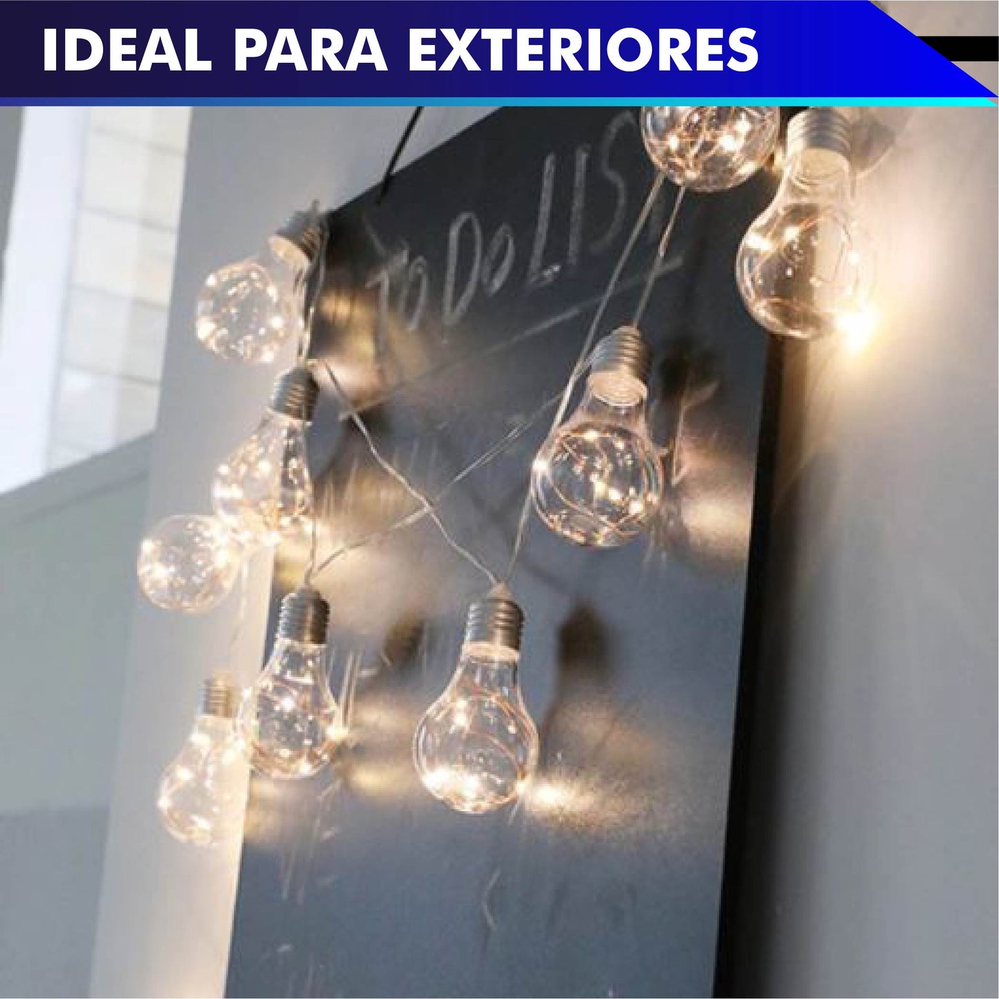 Serie de 10 luces LED de 10 cm alto X 6 cm diámetro tipo foco decorativas