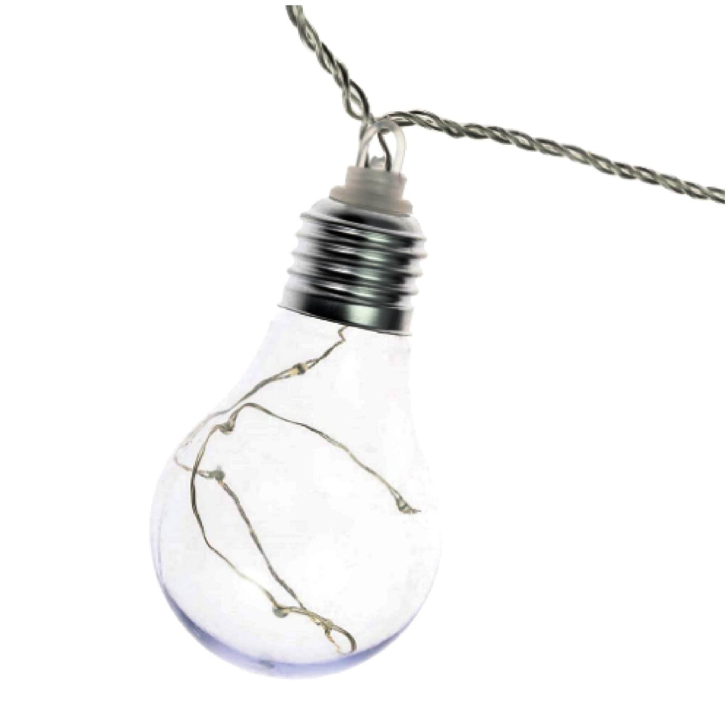 Serie de 10 luces LED de 10 cm alto X 6 cm diámetro tipo foco decorativas