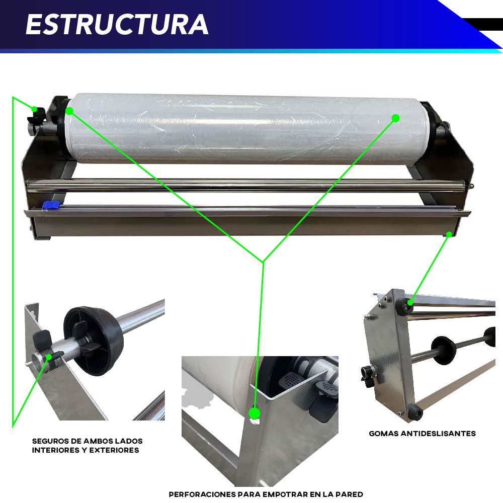 Emplayadora Dispensador de película Dispensador de Playo Emplaye Embalaje para Envíos