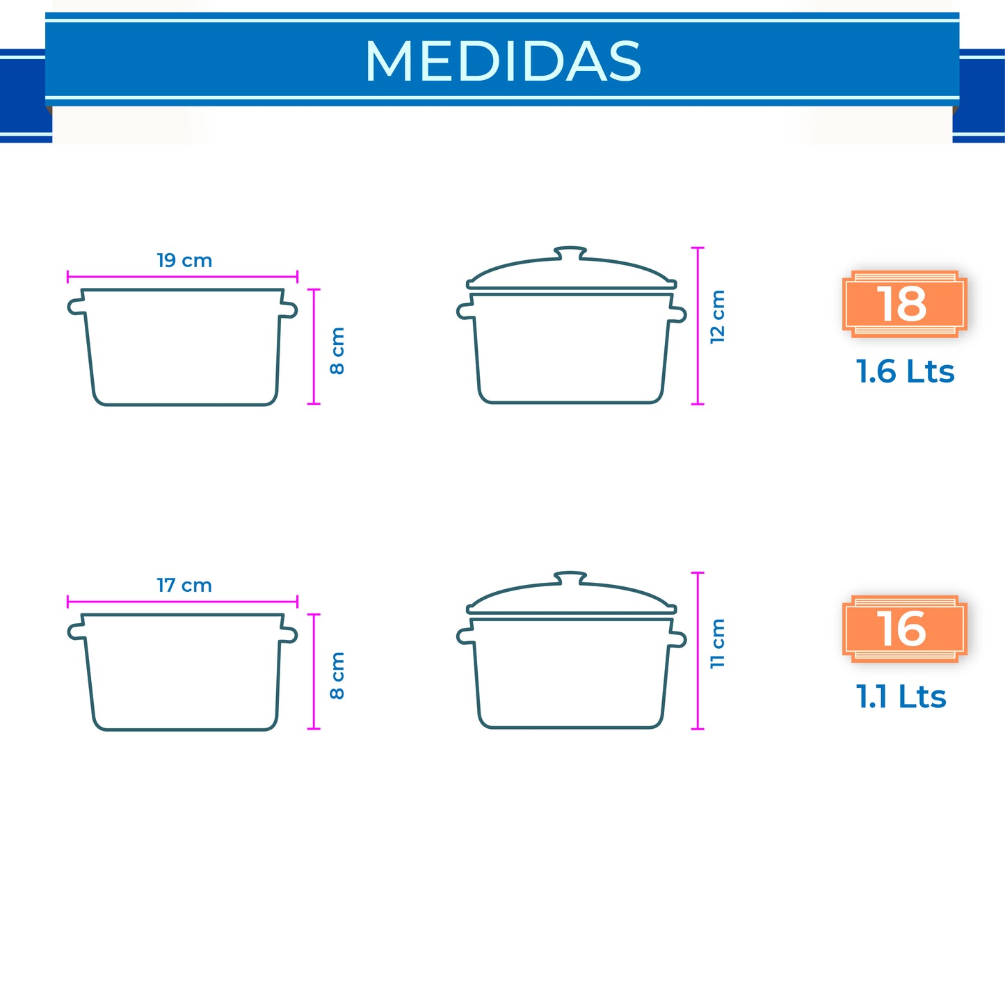 *RD ROYAL COOK Juego de Cacerolas Esmaltadas de Peltre (10 Piezas)* | Set de Ollas Apilables con Tapa | *Capacidades 1.1L a 4L* | Ideal para Cocinar, Servir y Guardar | *Diseño Vintage Higiénico*