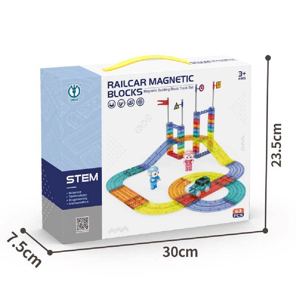 Bloques de Construccion Magneticos 3D para niños Juegos Educativos Creativos 154 Piezas