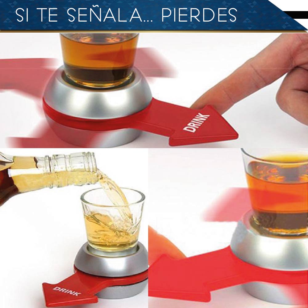 Spin Shot Juego De Beber Ruleta
