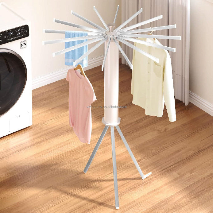 Tendedero Plegable Para Ropa Blanco