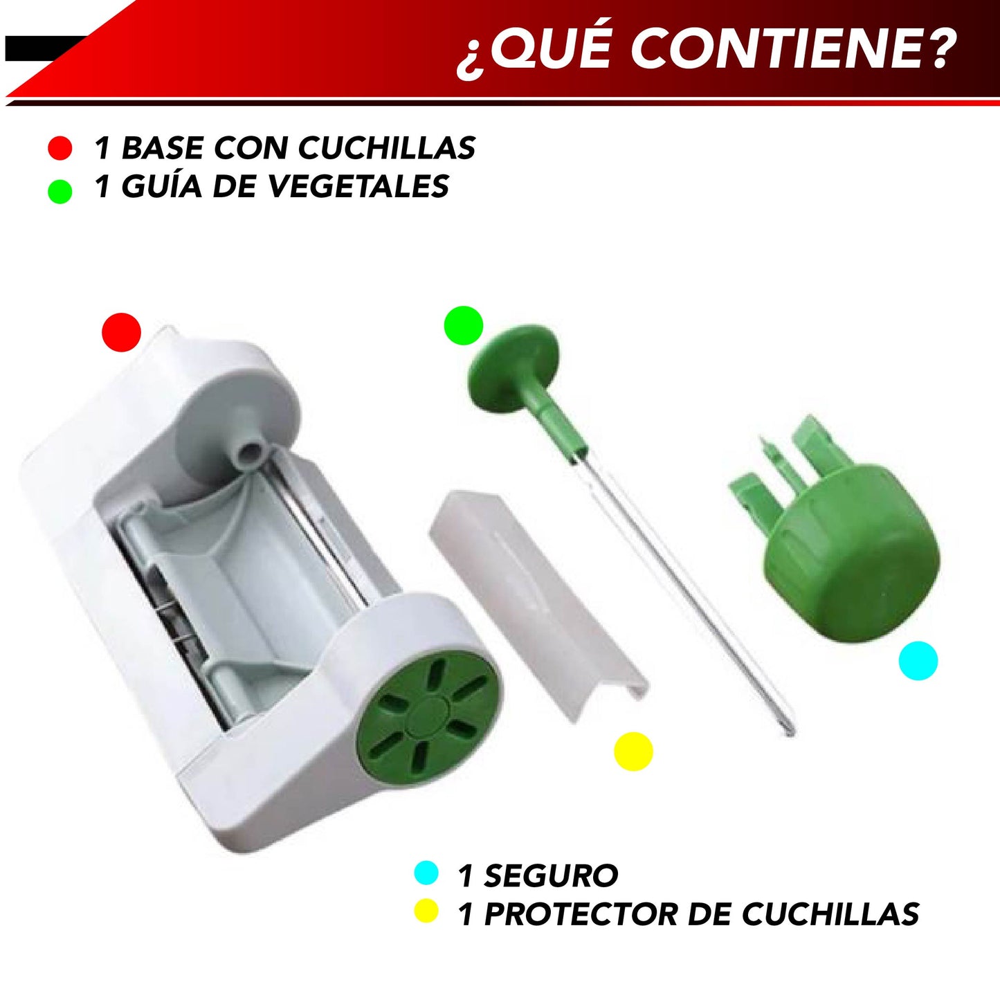 ortador Multifuncional de Hojas funcional para Vegetales, Frutas y Verduras