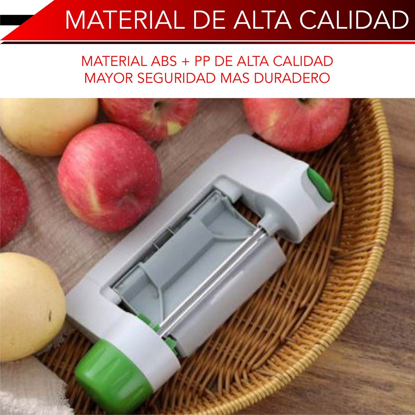 ortador Multifuncional de Hojas funcional para Vegetales, Frutas y Verduras