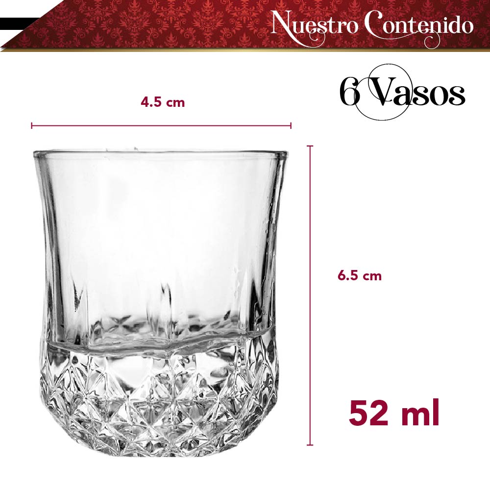 Set De Vasos De Cristal Elegantes Para Tus Bebidas Favoritas