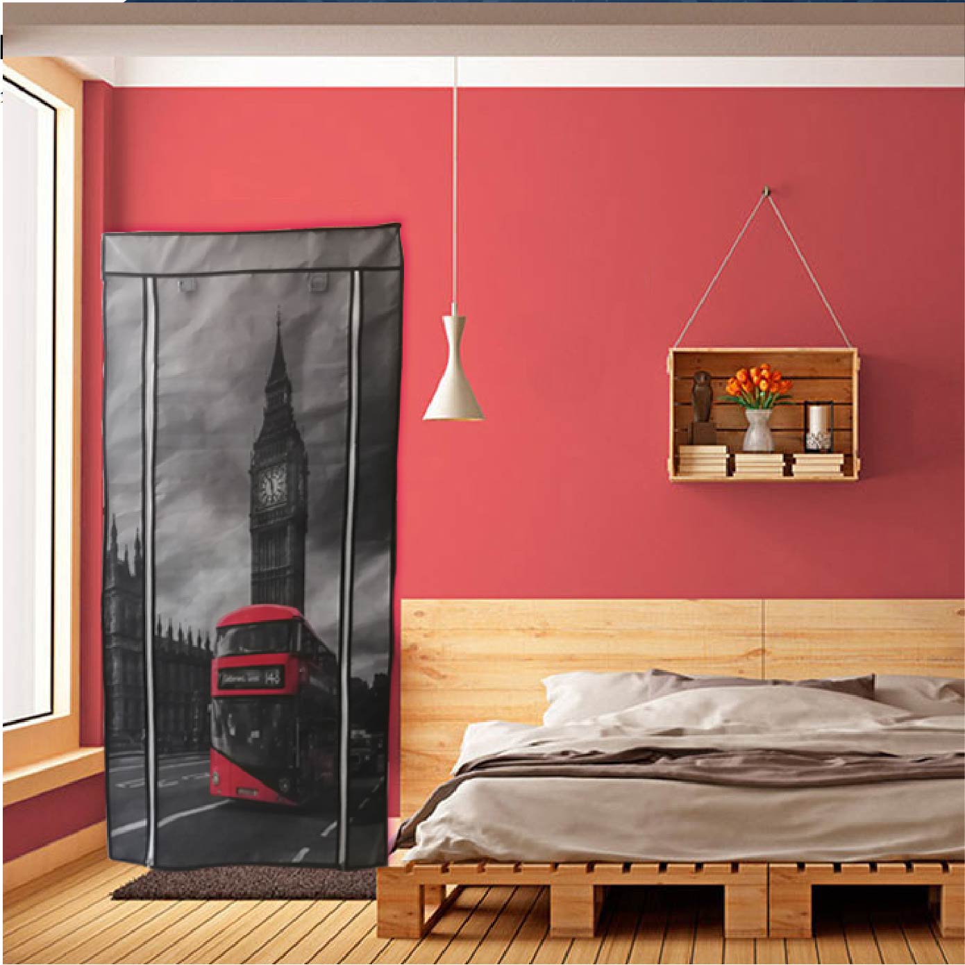 Zapatera multifuncional de 9 niveles (Londres)