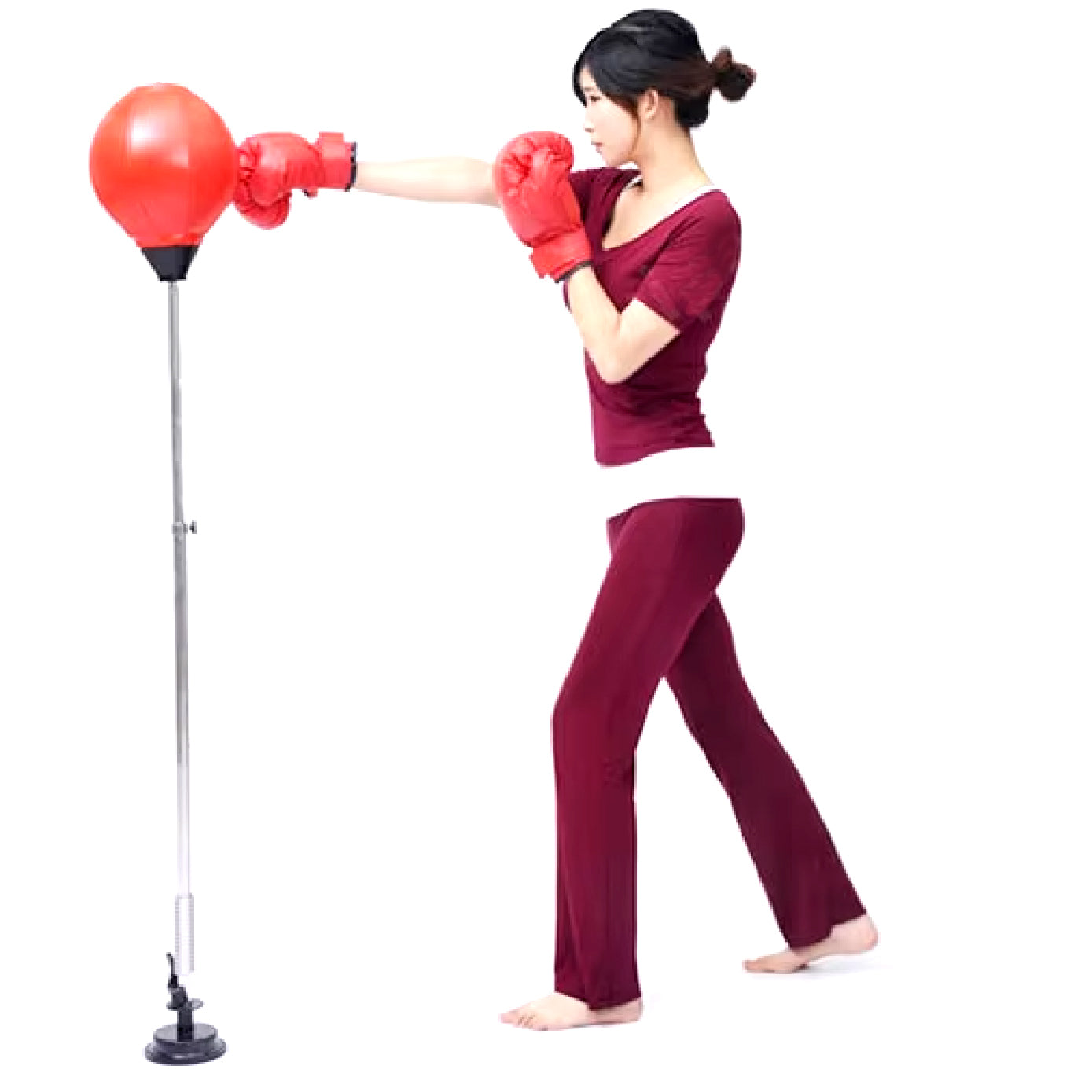 Chic-fantasy Kit Pera Boxeo Guantes Set De Boxeo Ajustable