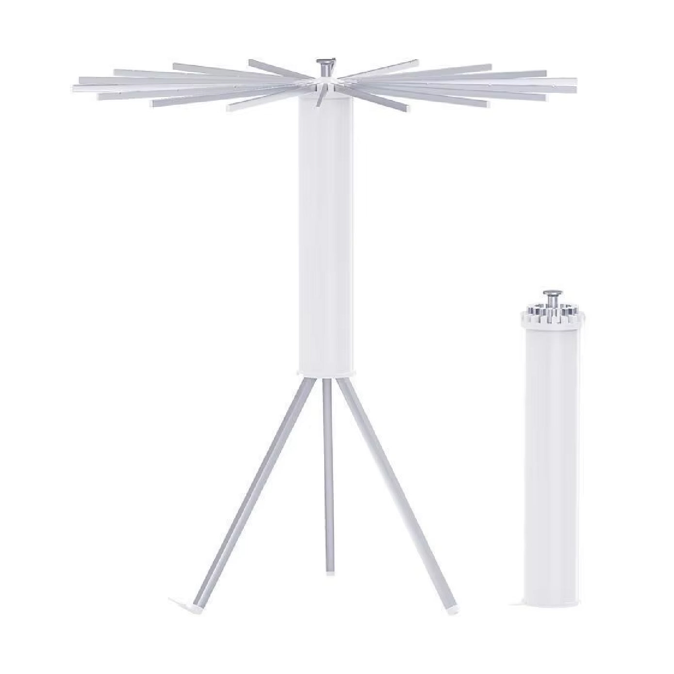 Tendedero Plegable Para Ropa Compacto, Perchero Moderno Color Blanco