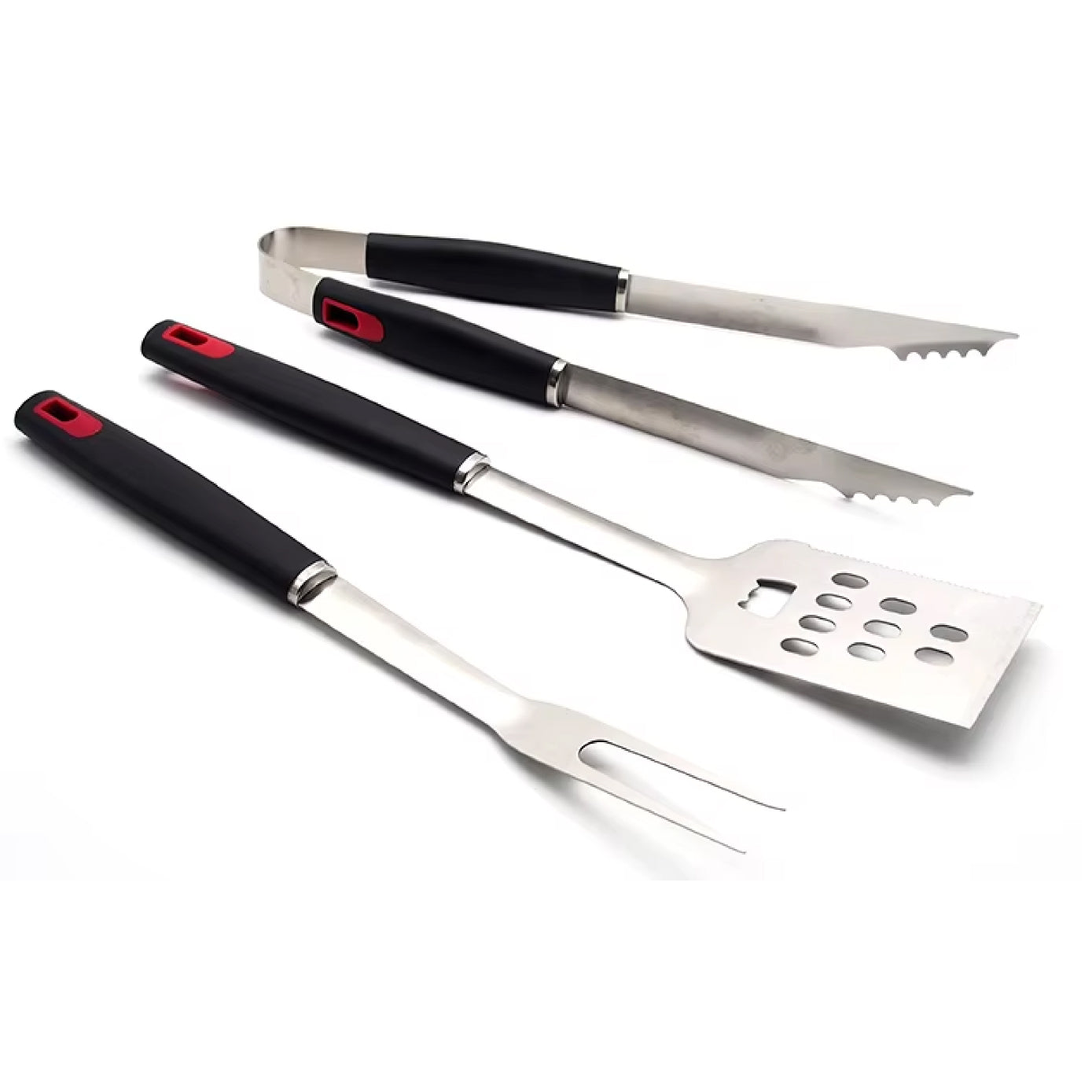 Kit Parrillero 3 Pz Chic-fantasy Set Utensilios Para Asador