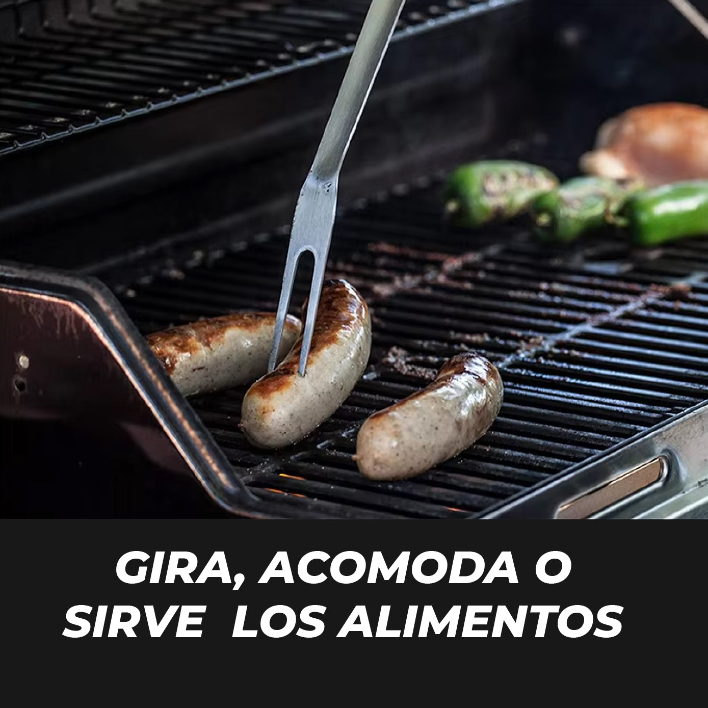 Kit Parrillero 3 Pz Chic-fantasy Set Utensilios Para Asador