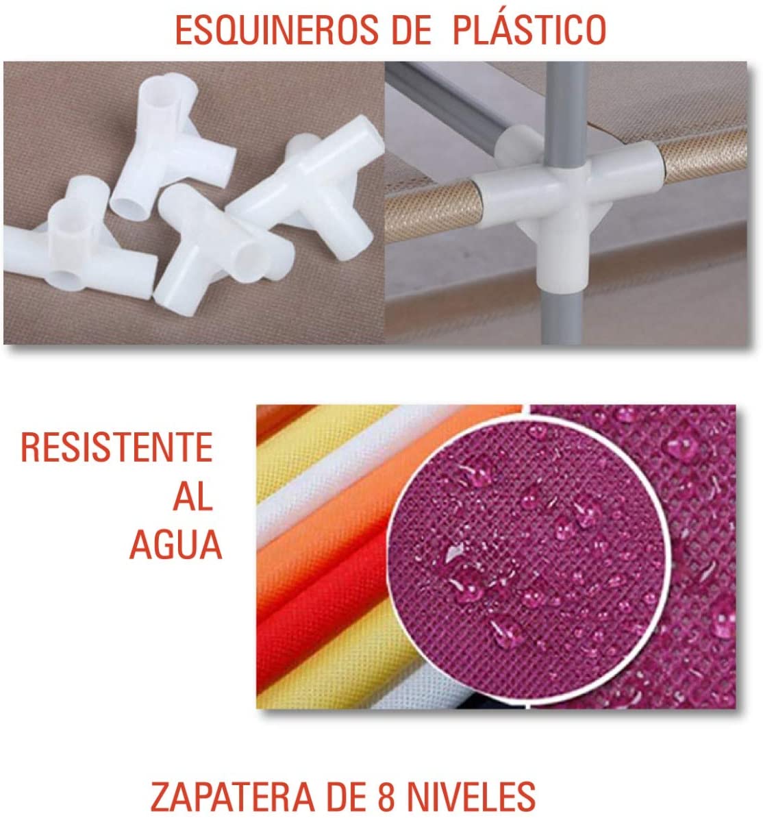 ZAPATERA MULTIFUNCIONAL DE 9 NIVELES