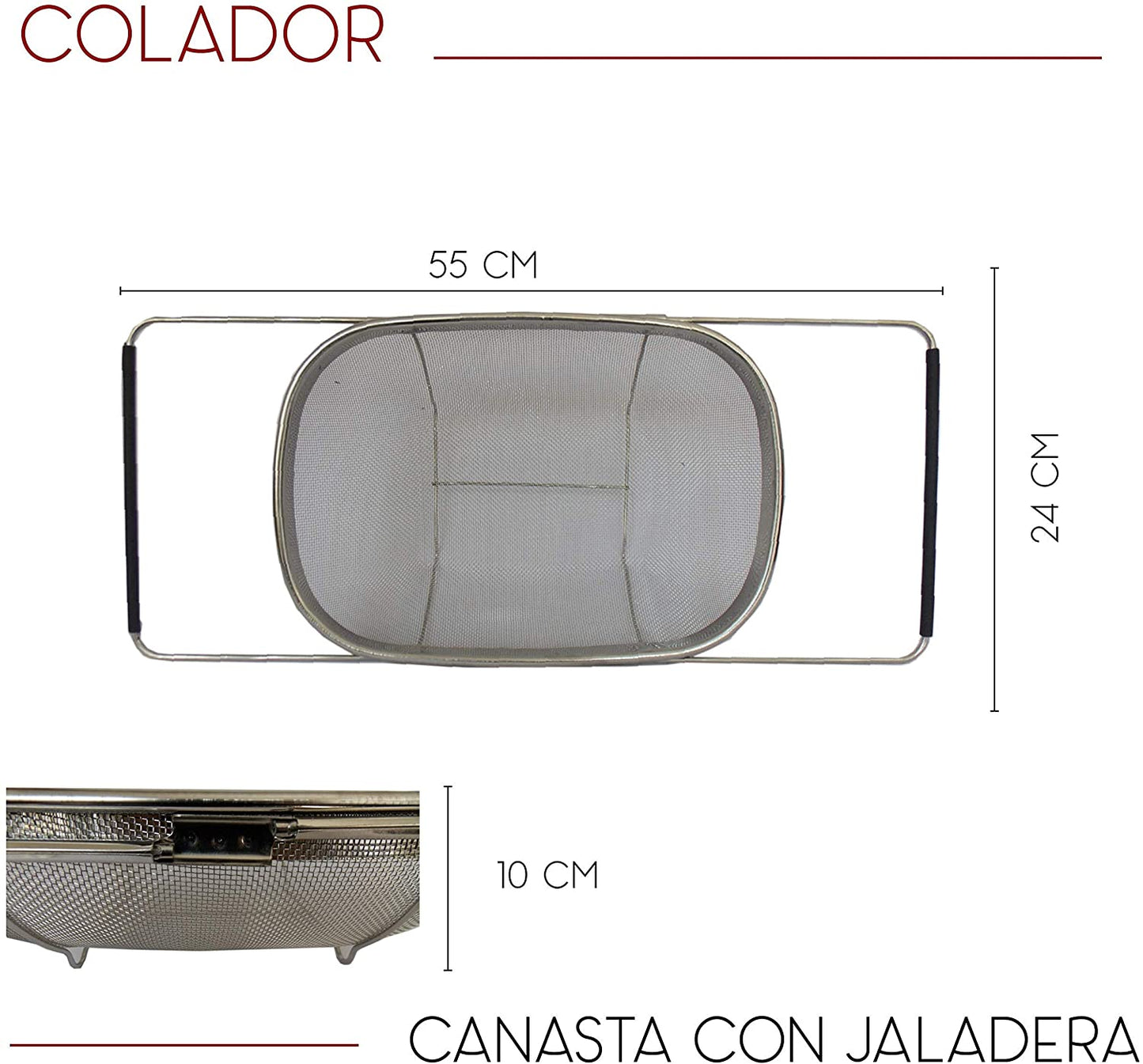 COLADERA EXPANDIBLE