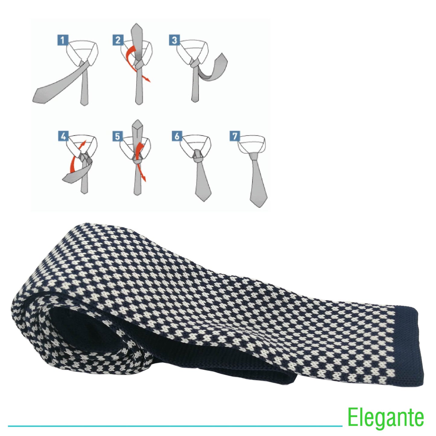 CORBATA TEJIDA COLORES BRILLANTES Y DISEÑOS ELEGANTES (POLIESTER)