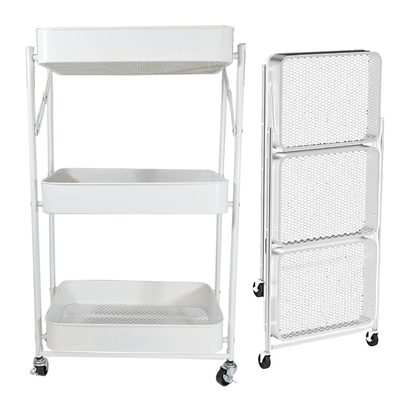 Carrito Multifuncional Organizador Desplegable 3 Niveles