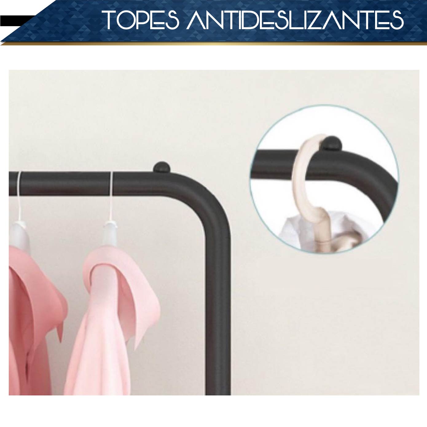 Perchero De Piso Organizador Para Ropa Rack Colgador Closet
