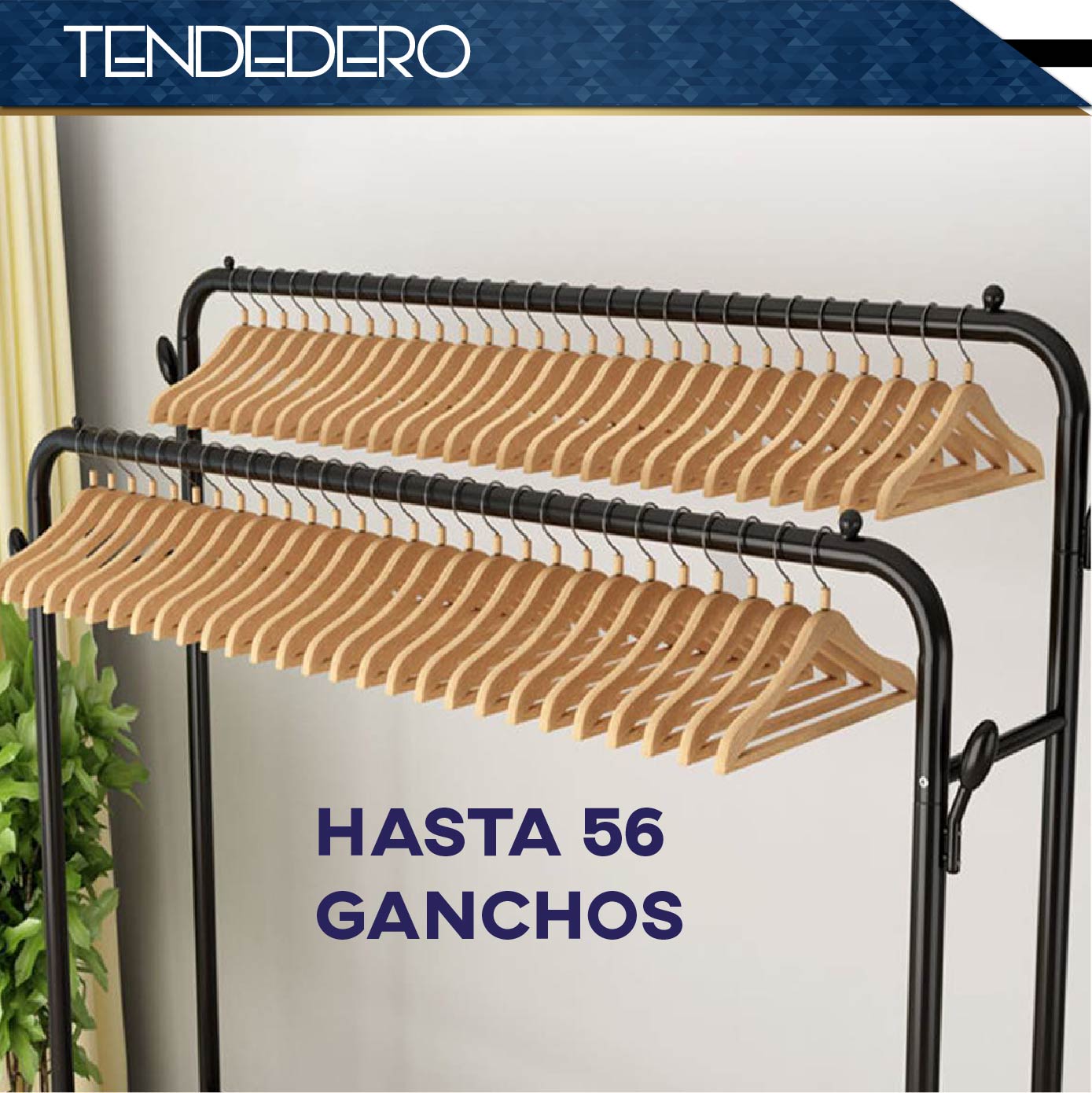 Perchero De Piso Organizador Para Ropa Rack Colgador Closet