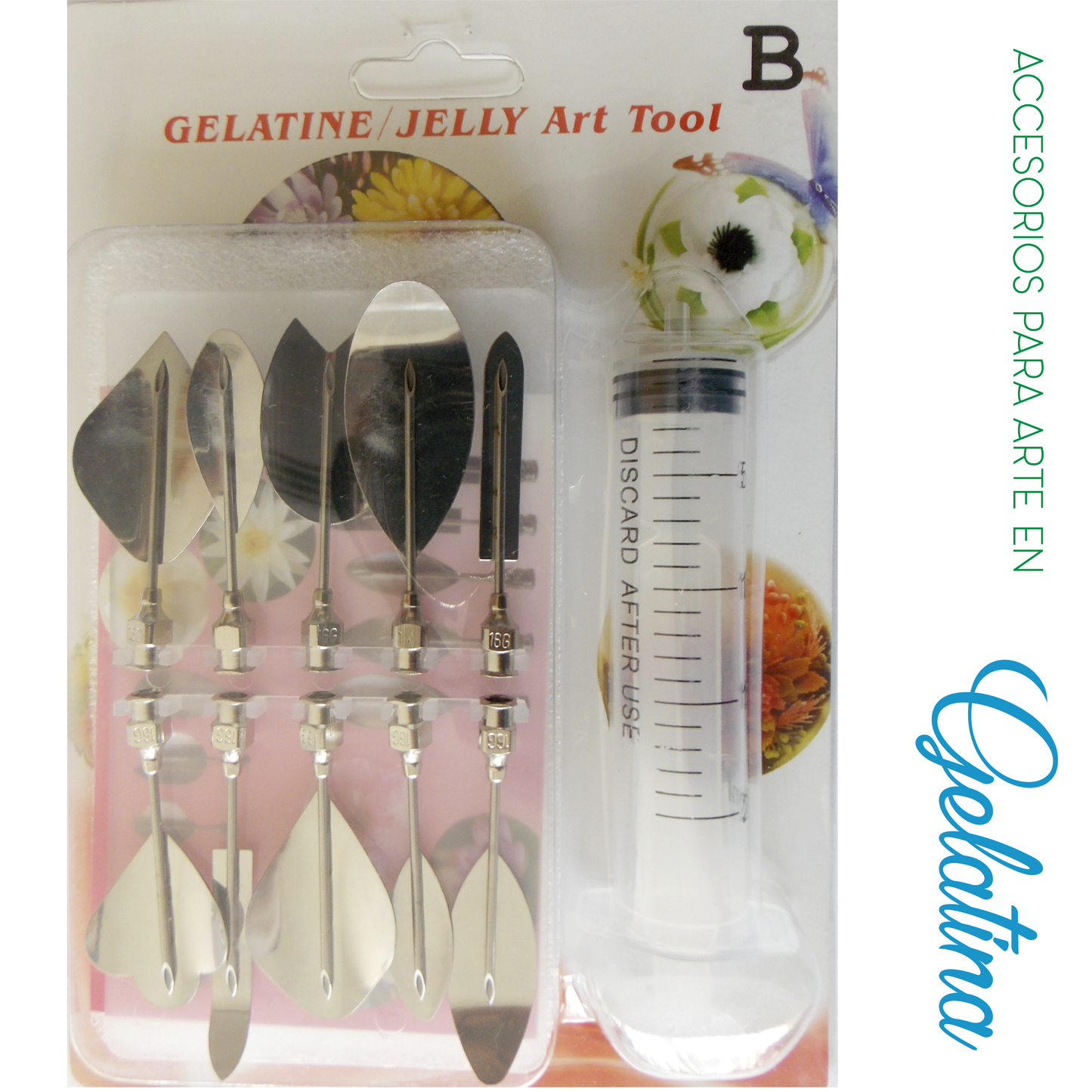 Jeringas para Decorado 3D en Gelatinas