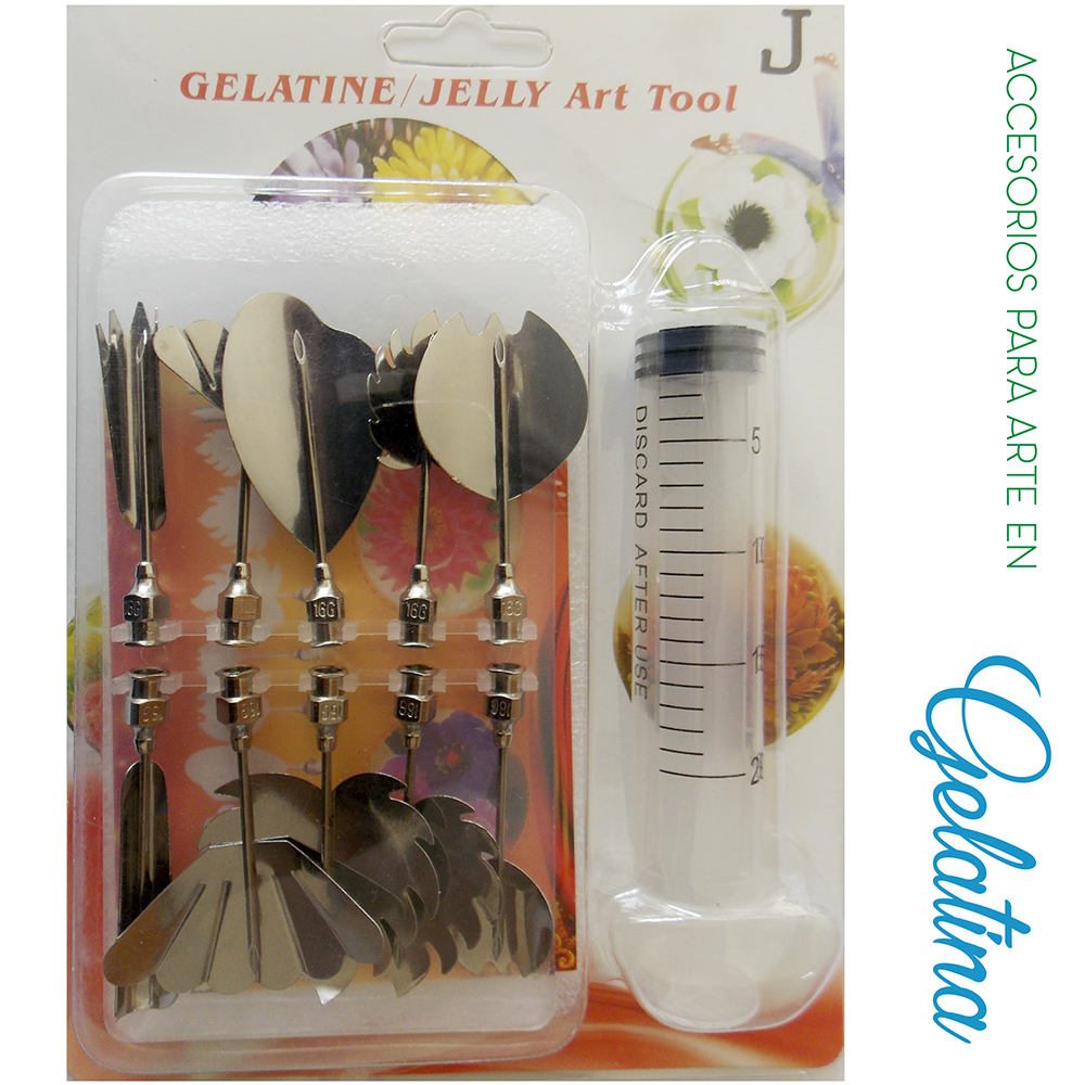 Jeringas para Decorado 3D en Gelatinas