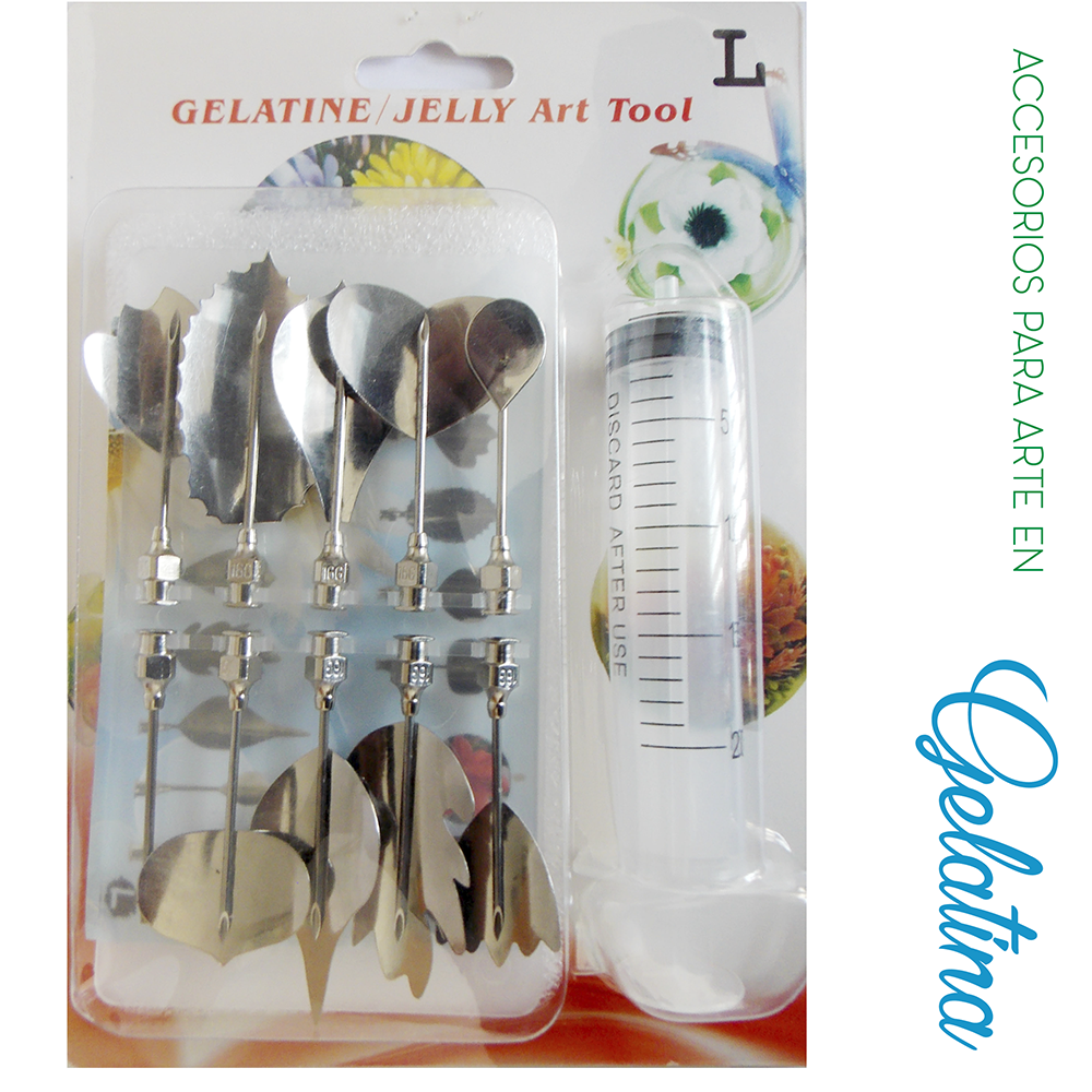 Jeringas para Decorado 3D en Gelatinas