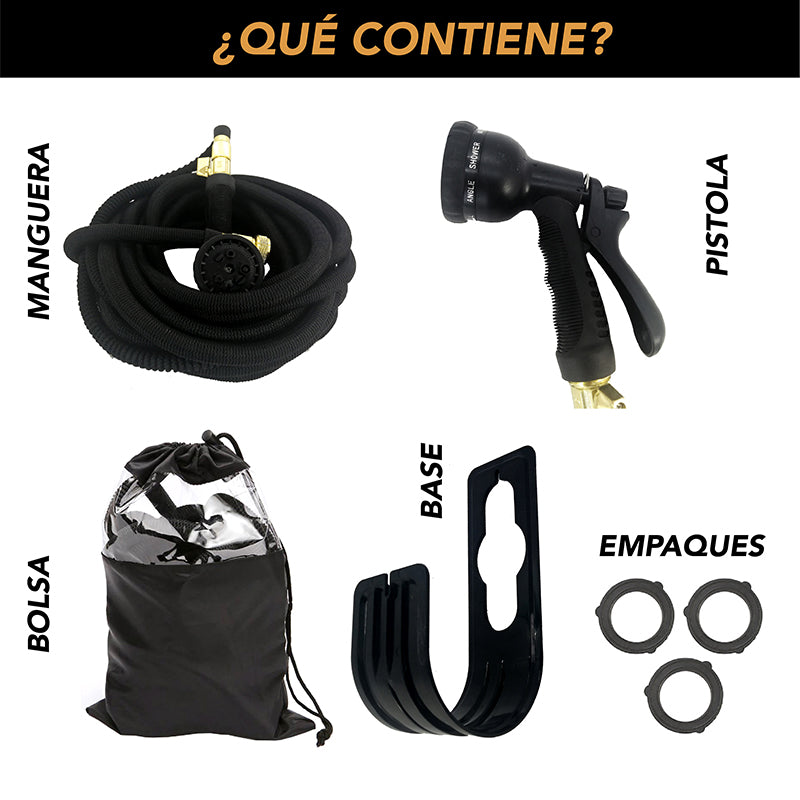 Manguera Expandible 100ft 30 Mts Con Pistola