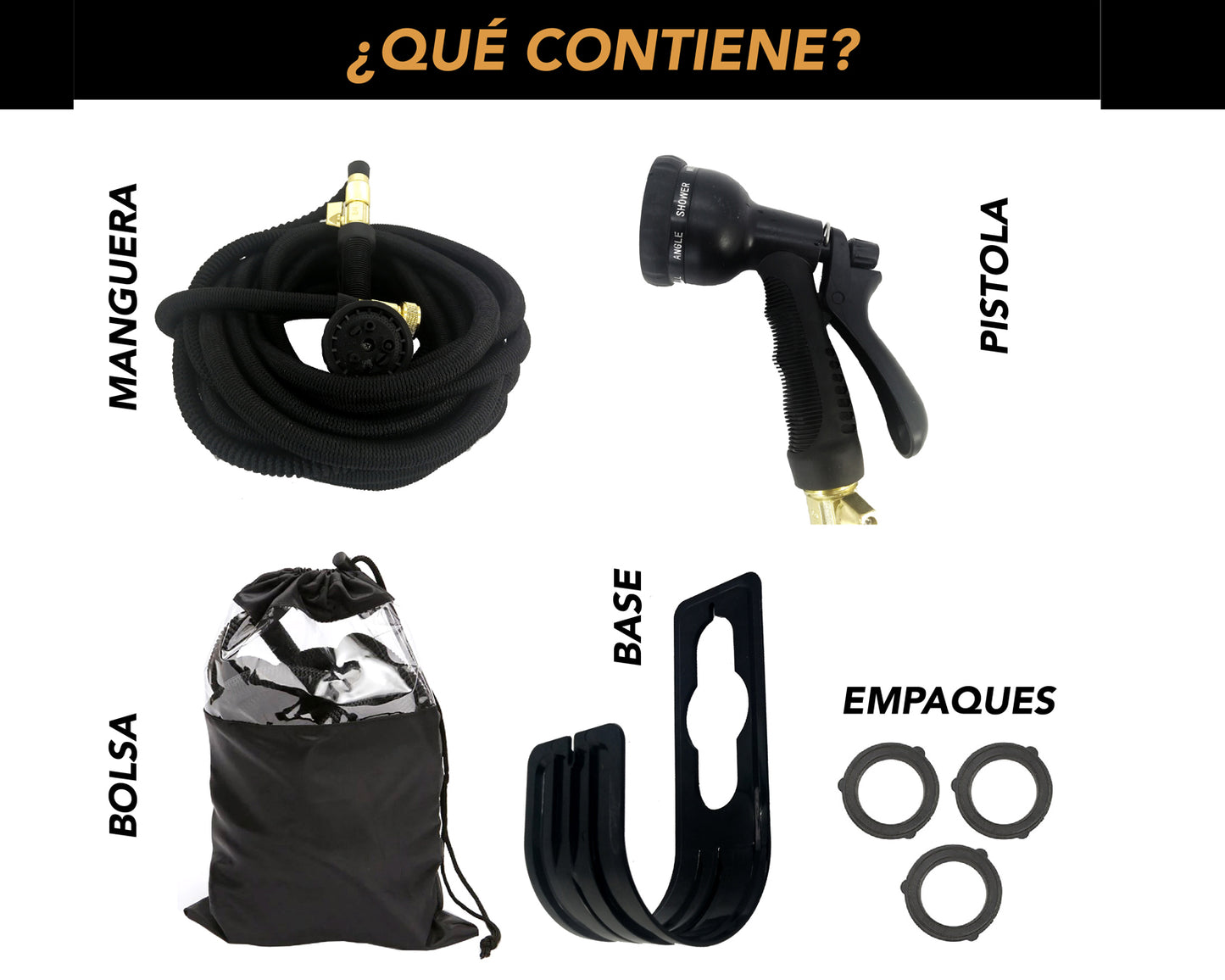 Manguera Expandible 100ft 30 Mts Con Pistola