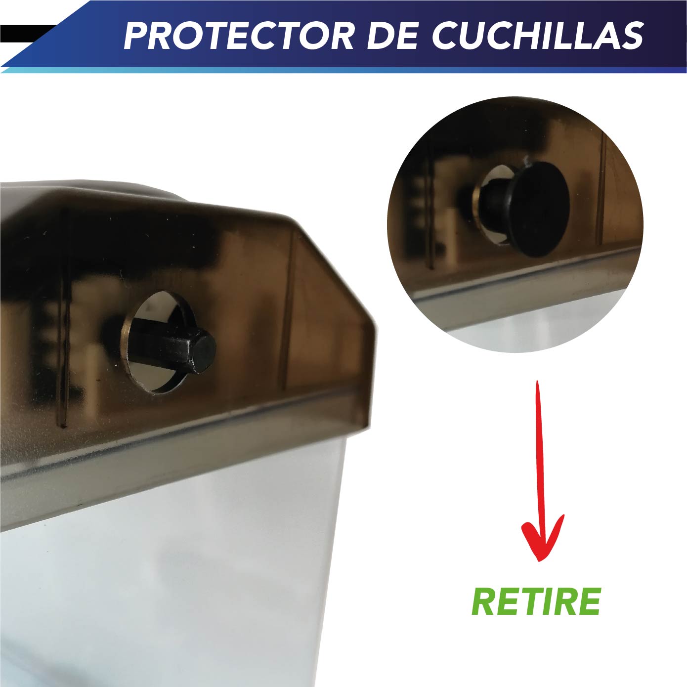 TRITURADOR DE PAPEL MANUAL PORTÁTIL PARA EL HOGAR, Y OFICINA TAMAÑO: CARTA Y OFICIO
