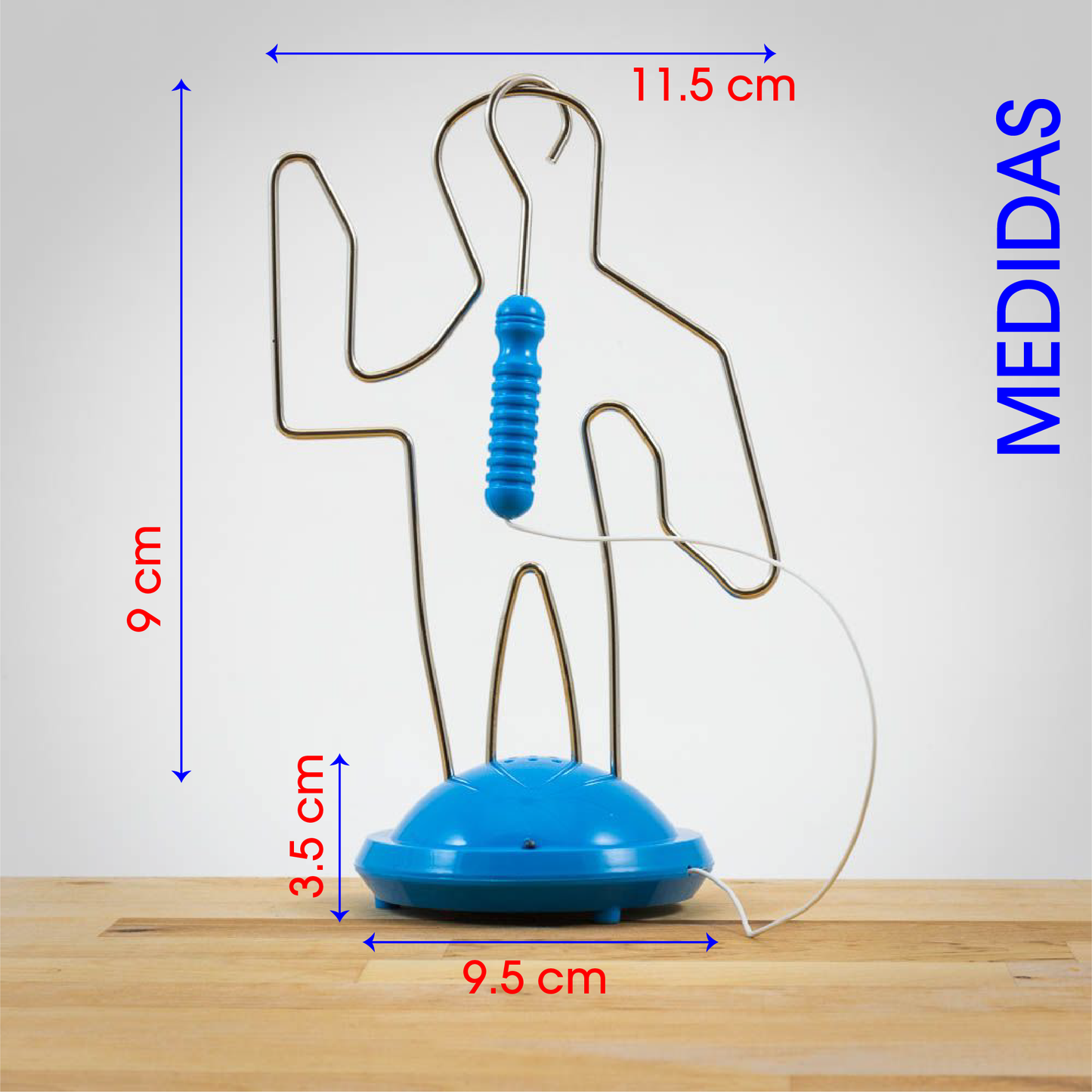 CHIC-FANTASY Juego para beber de castigo eléctrico buzz wire drinking game El Buzz juego de alambre para beber