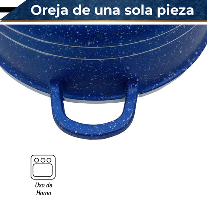 Bateria de Cocina Olla Cacerola Imperial XL 6 pz (Azul)