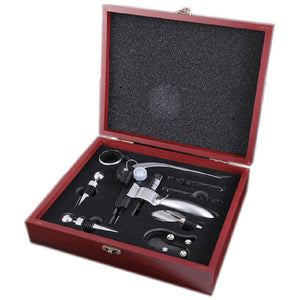 Juego de Accesorios para Vino, set para vino Caja De Madera