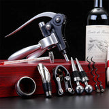 Juego de Accesorios para Vino, set para vino Caja De Madera