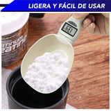 Bascula para mascotas cuchara digital, taza de pesaje de comida, báscula de cocina pesa hasta 800 gr/ 800 ml/ 28 oz/ 3.4