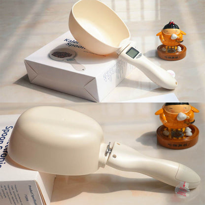 Bascula para mascotas cuchara digital, taza de pesaje de comida, báscula de cocina pesa hasta 800 gr/ 800 ml/ 28 oz/ 3.4
