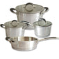 Batería RD Royal Cook Acero Inoxidable C/tapa 7 Piezas