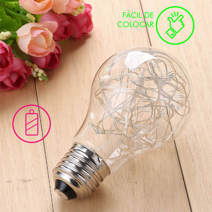 Serie de 10 luces LED de 10 cm alto X 6 cm diámetro tipo foco decorativas