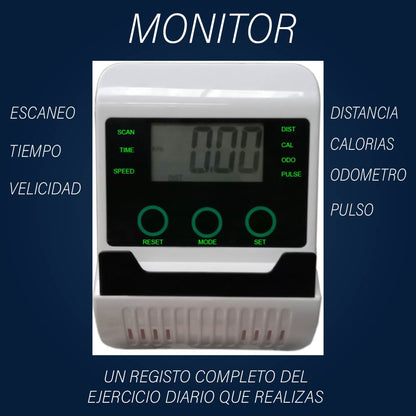 Maquina Eliptica Bicicleta Elíptica 16 Velocidades Abatible