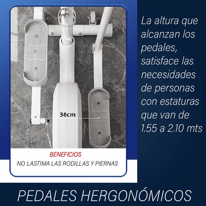 Maquina Eliptica Bicicleta Elíptica 16 Velocidades Abatible