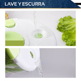 Centrifugadora Ensalada Escurridor Lechuga 5 Litros