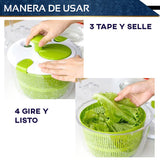 Centrifugadora Ensalada Escurridor Lechuga 5 Litros