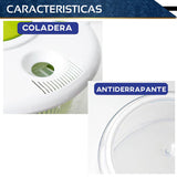 Centrifugadora Ensalada Escurridor Lechuga 5 Litros