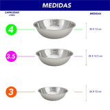 Juego De 6 Coladores De Acero Inoxidable Apilables