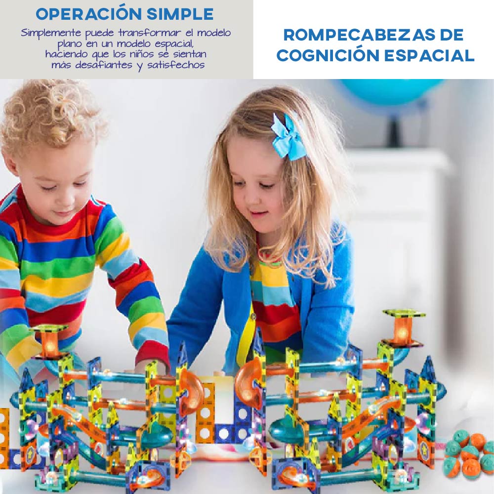 Bloques de Construccion Magneticos 3D Educativos Creativos STEM