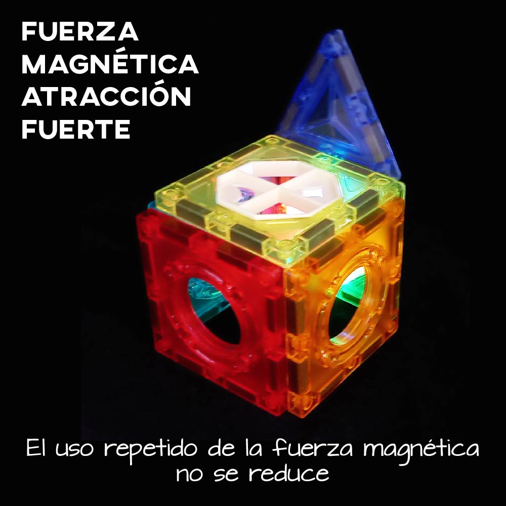 Bloques de Construccion Magneticos 3D Educativos Creativos STEM