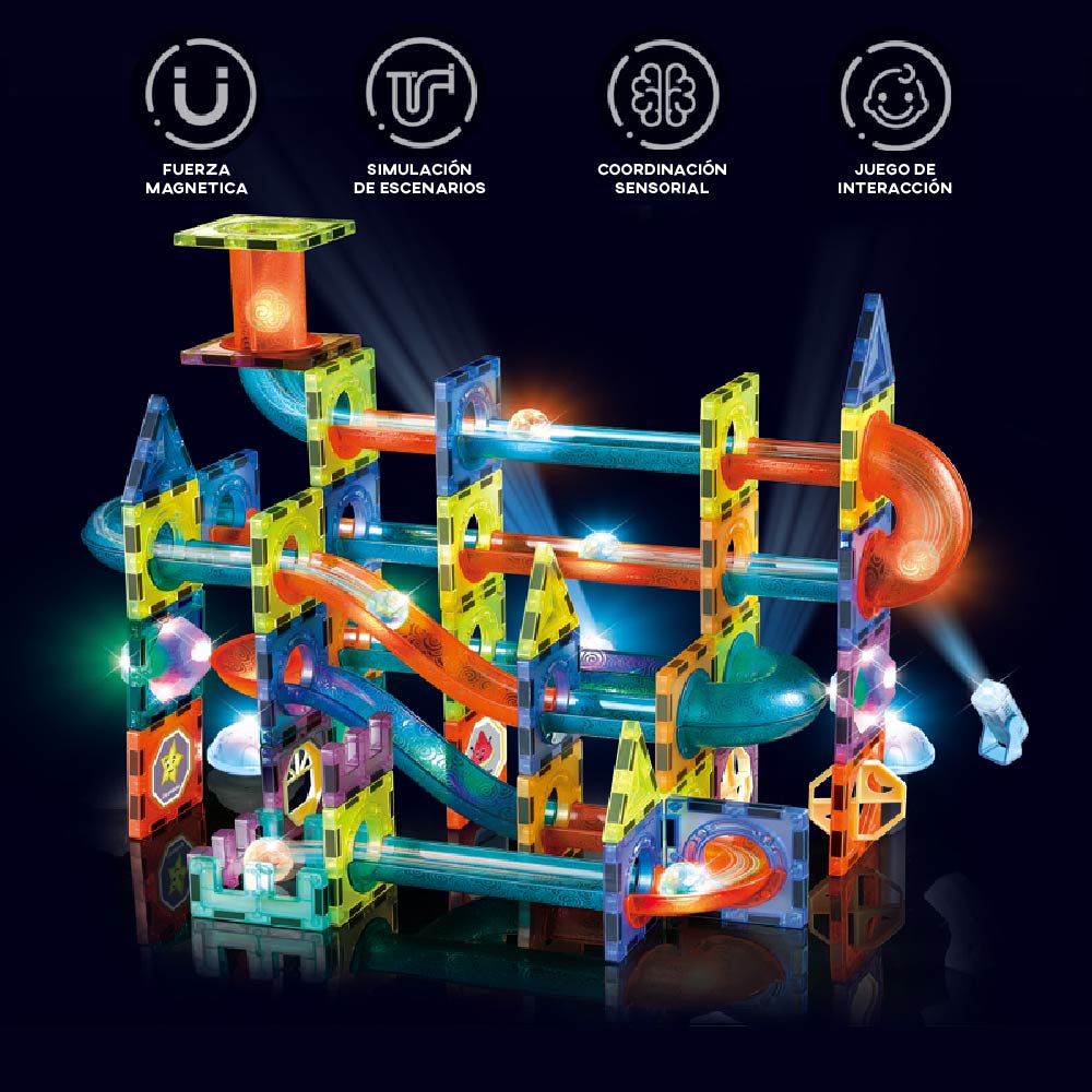 Bloques de Construccion Magneticos 3D Educativos Creativos STEM