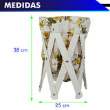 CANASTA (CESTO) PEQUEÑO PARA ROPA MULTIUSOS DE LONA LAVABLE